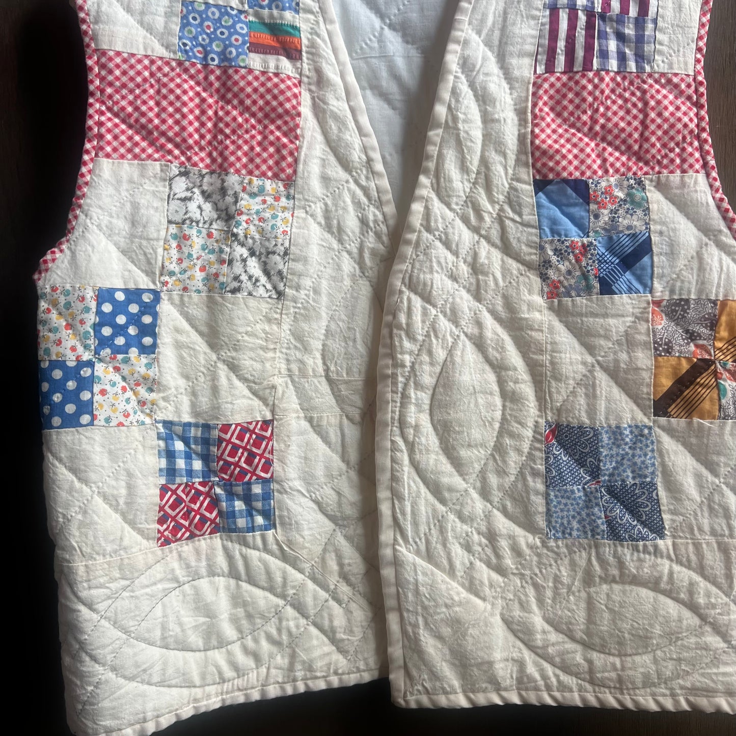 Vintage Patchwork Quilt Vest
