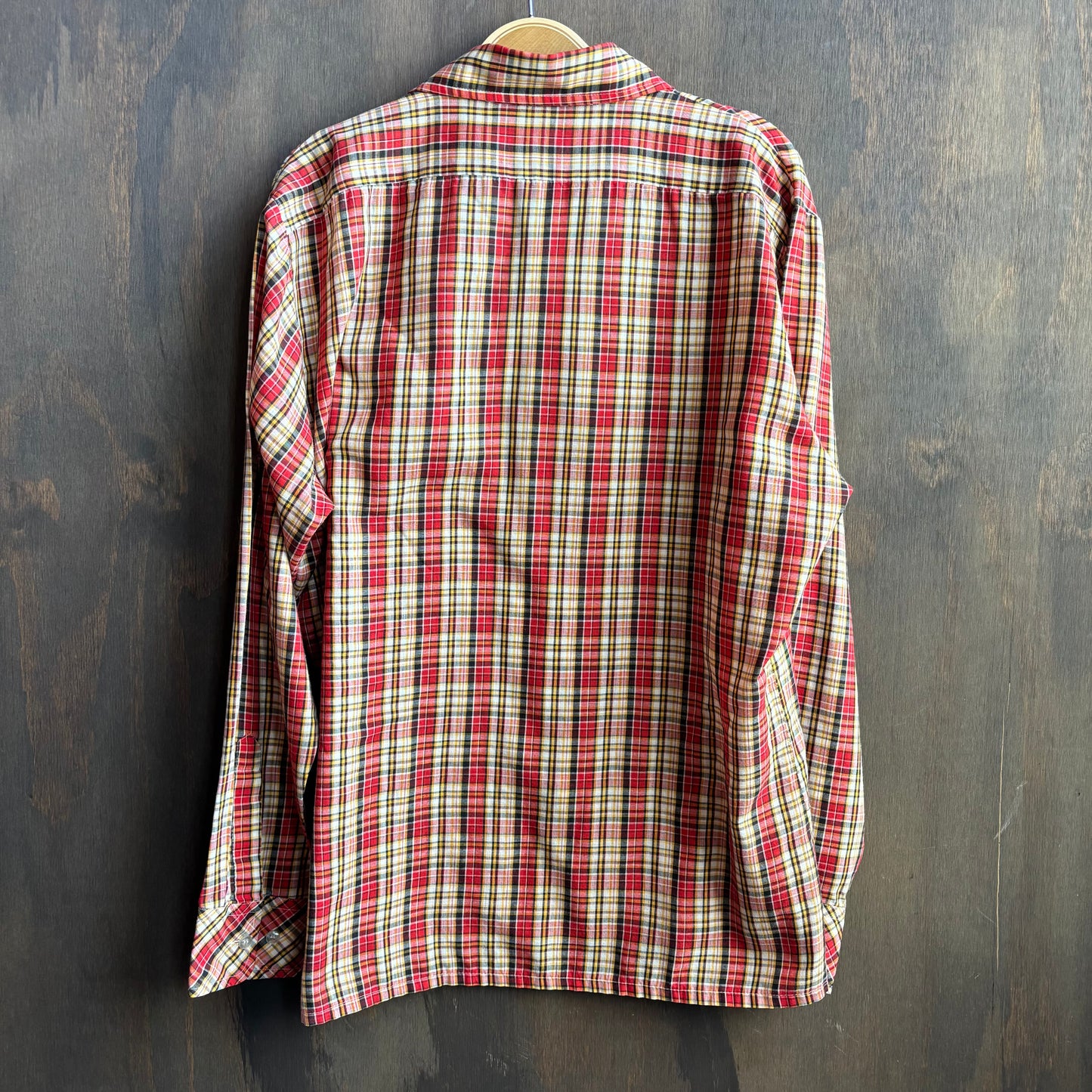 Vintage Double R Plaid Button Up