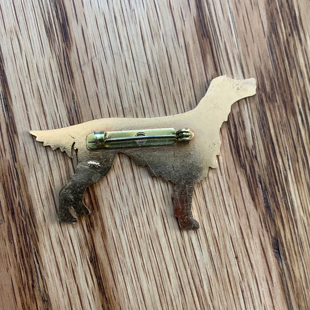 Metal Irish Setter dog pin