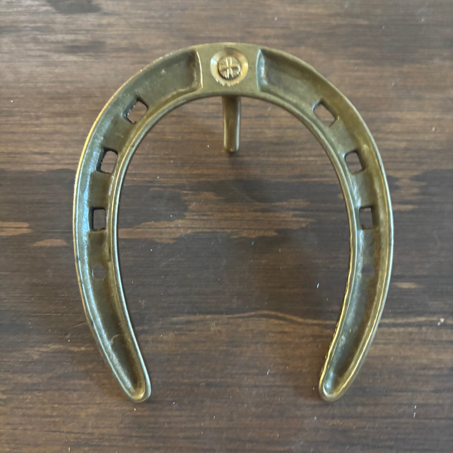 Brass Horseshoe Hook