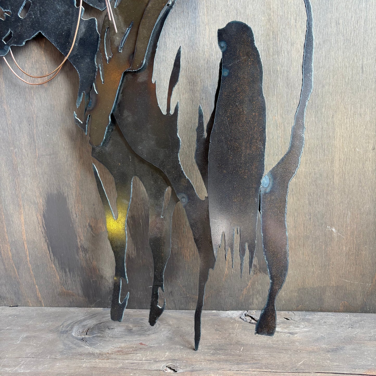 Metal Cowboy Wall Art