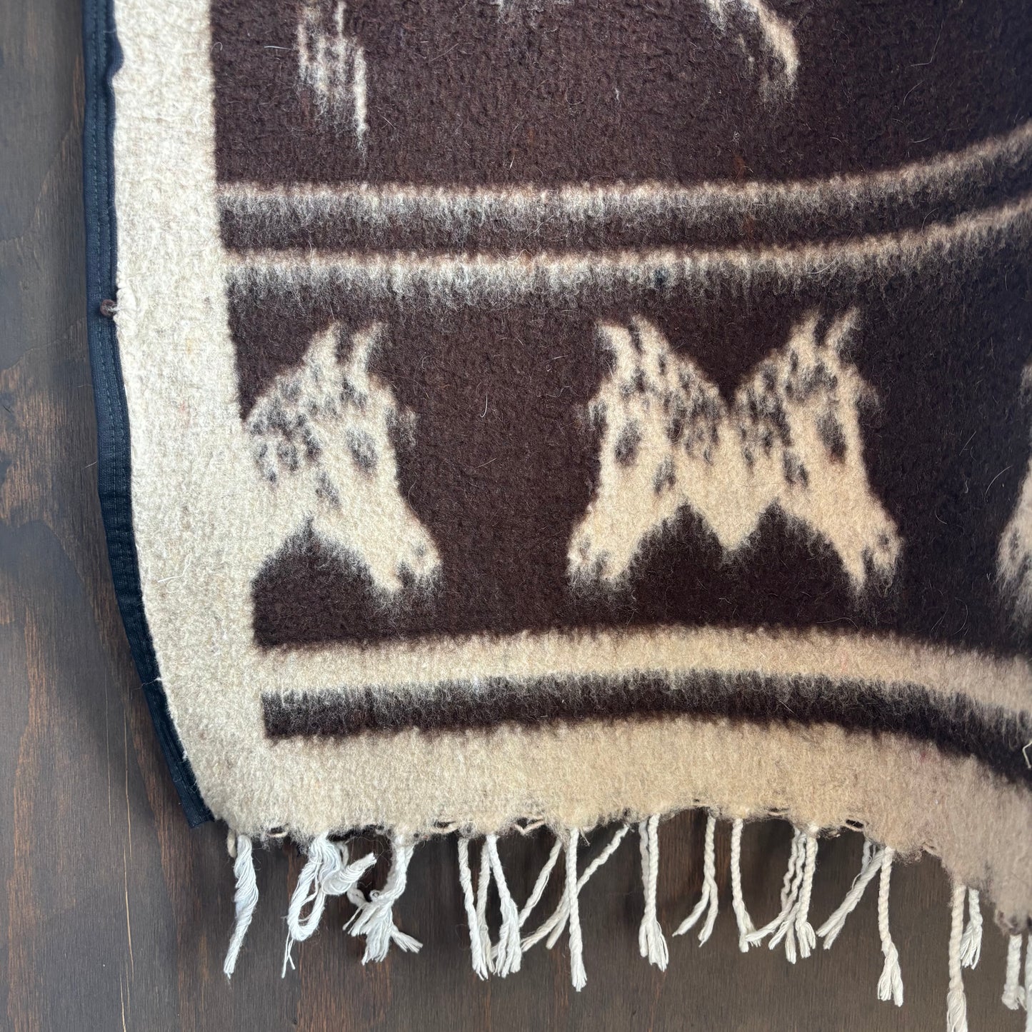 Western Horse Blanket Poncho