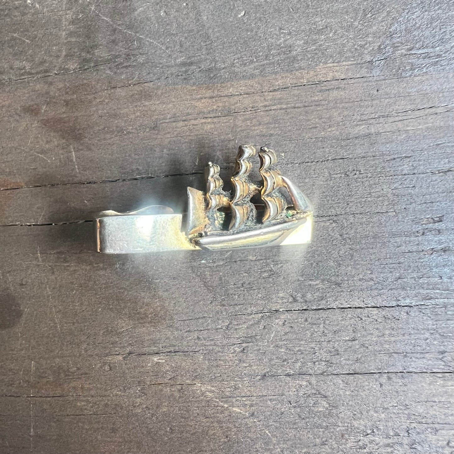 Swank Ship Tie Clip
