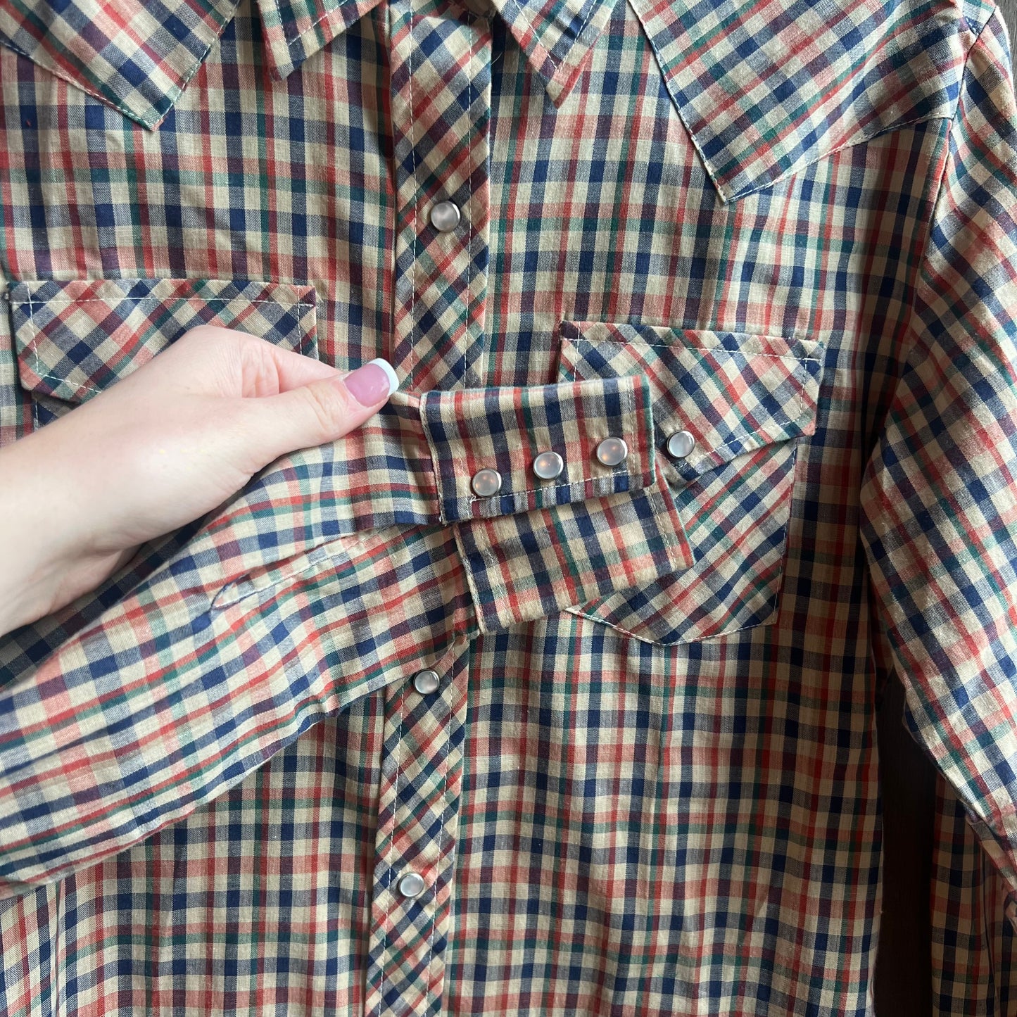 Goldmine Plaid Pearl Snap