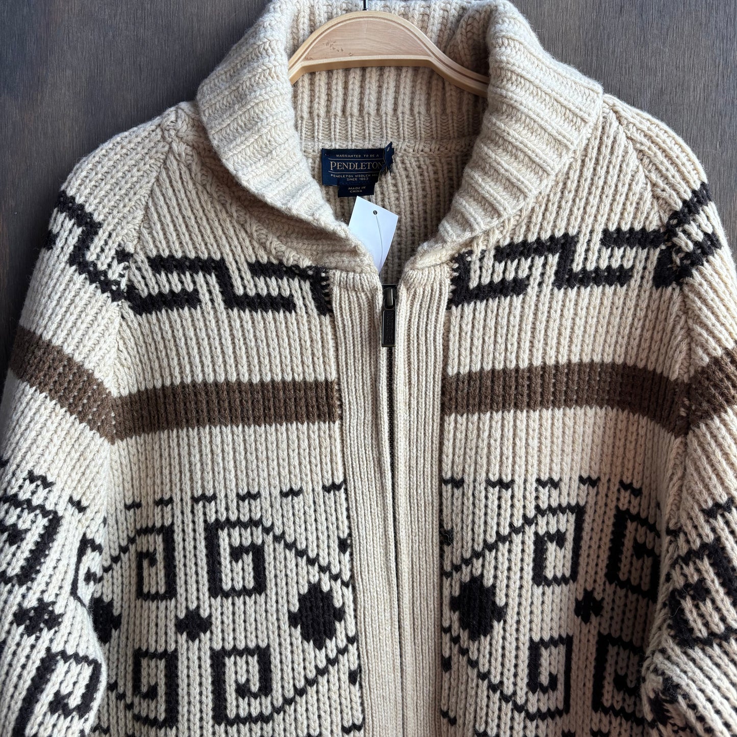 Pendleton Wool Zip Cardigan