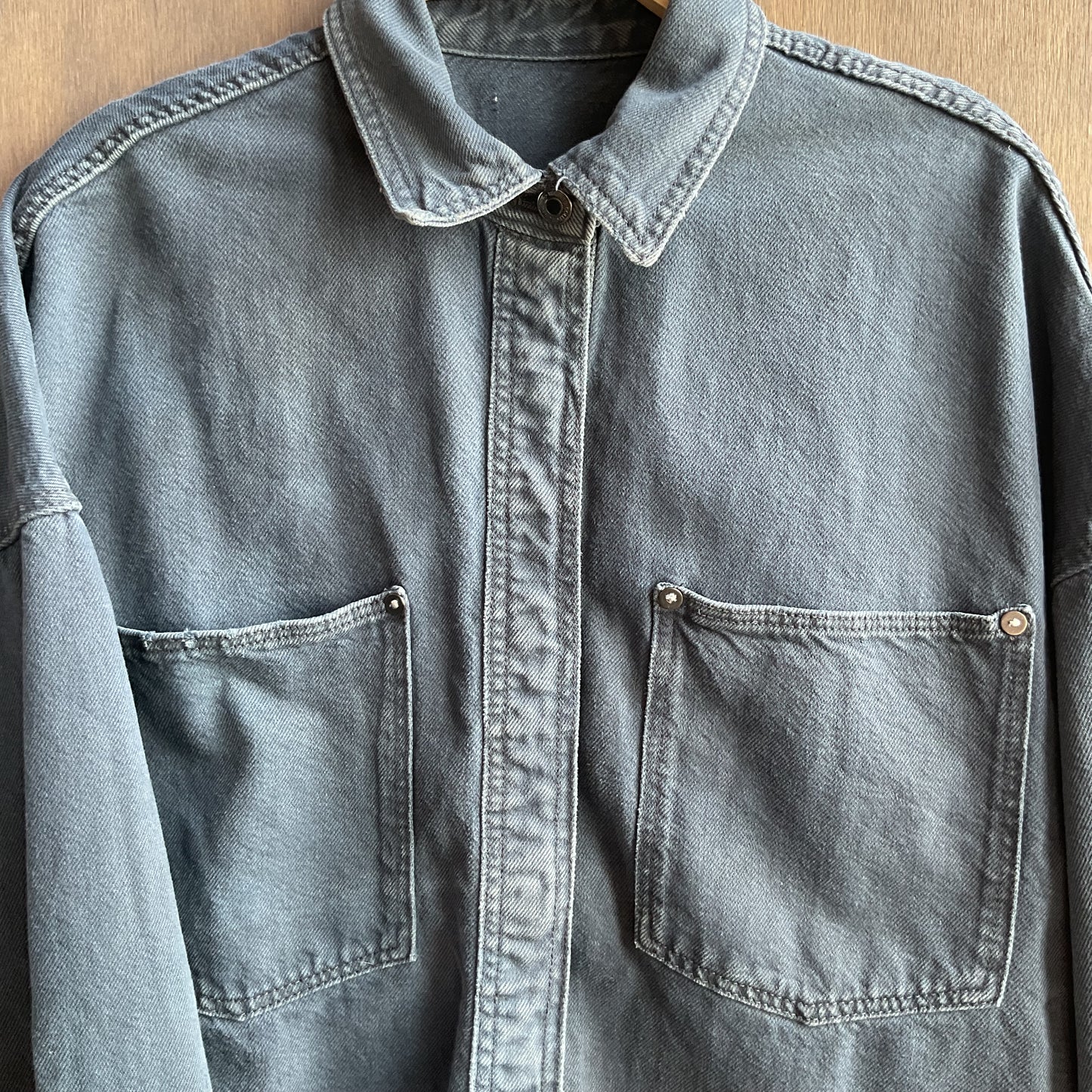 Vintage Denim Chore Coat
