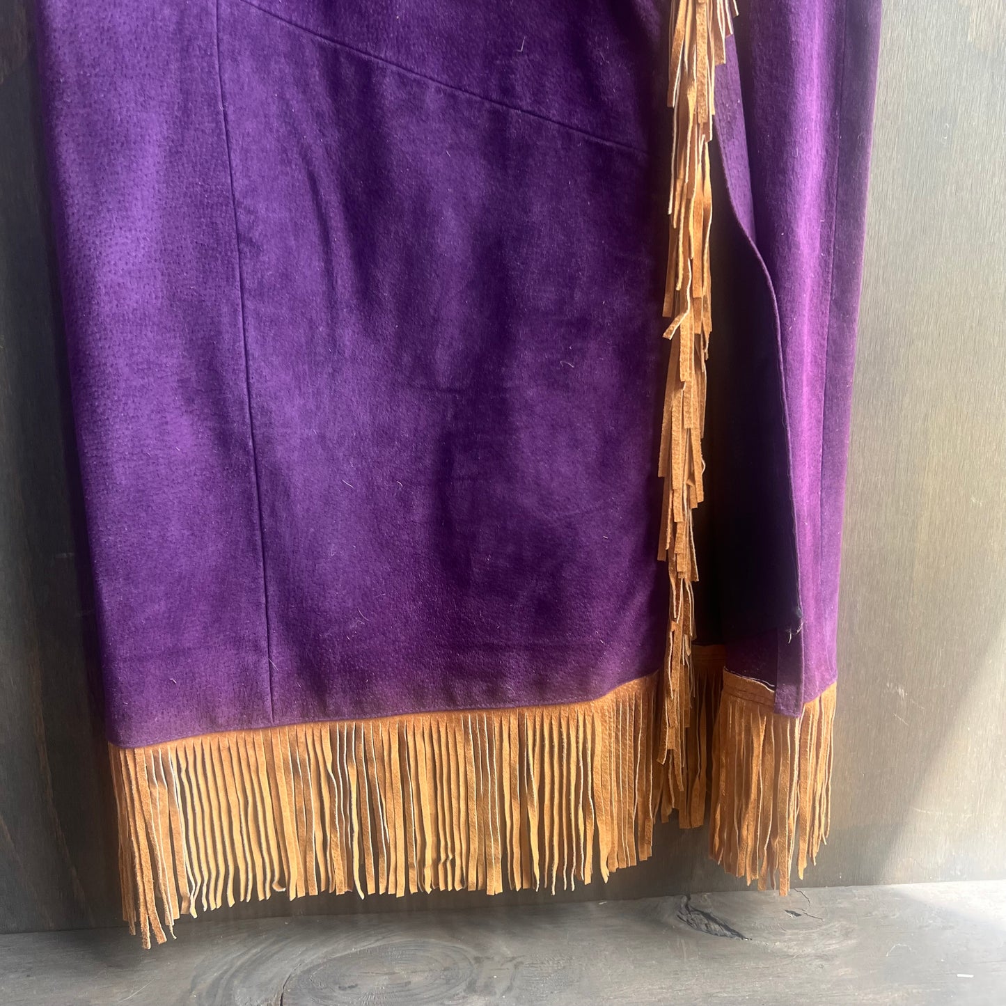 Frontier Collection Purple Leather Set