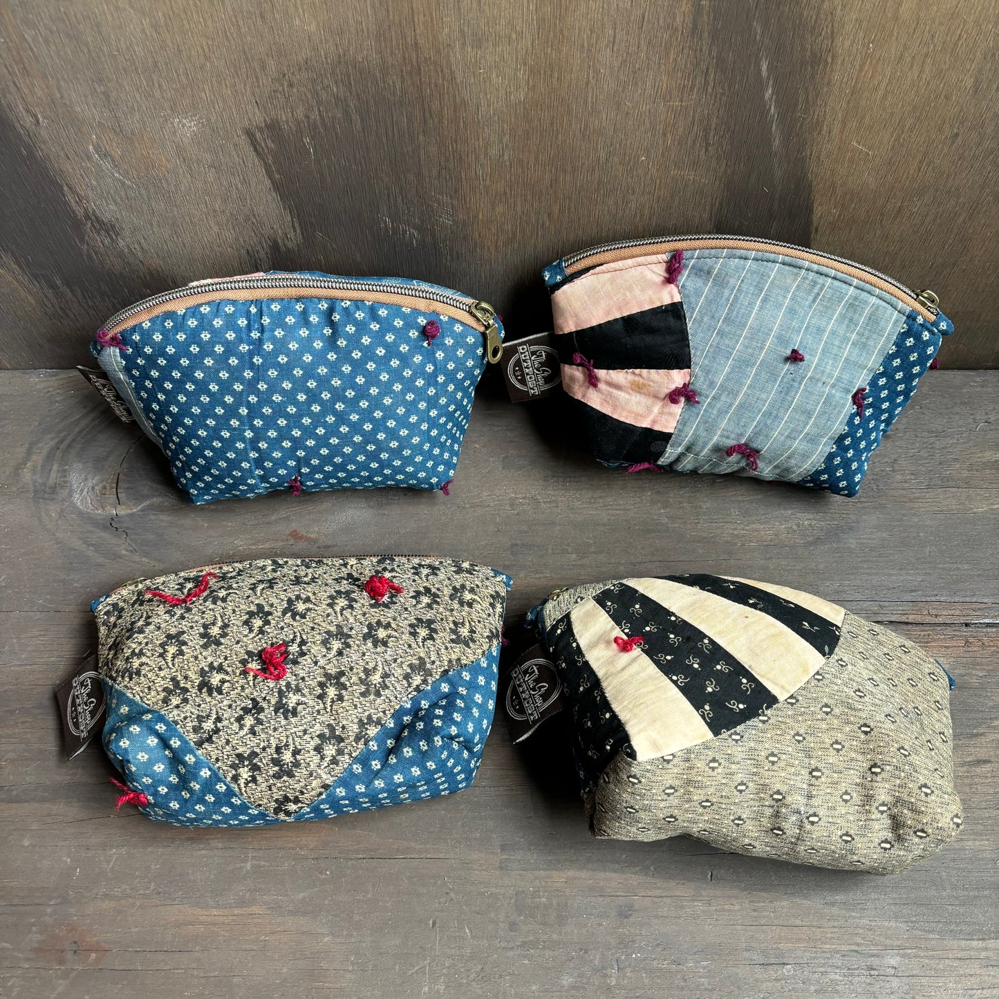 Vintage Quilt Small Toiletries Bag