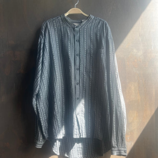 Gray Patterned Scully Shirt
