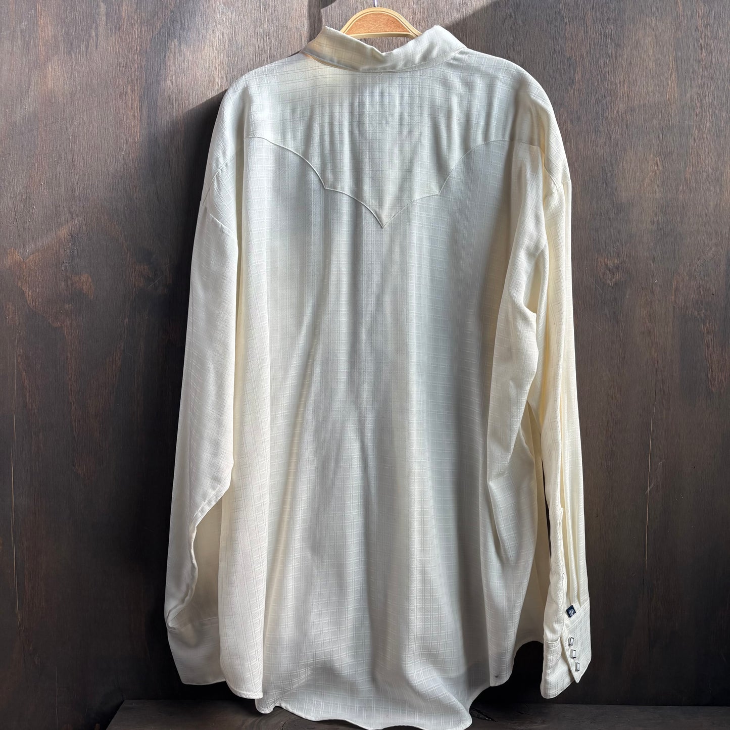 Rockmount Cream Pearl Snap