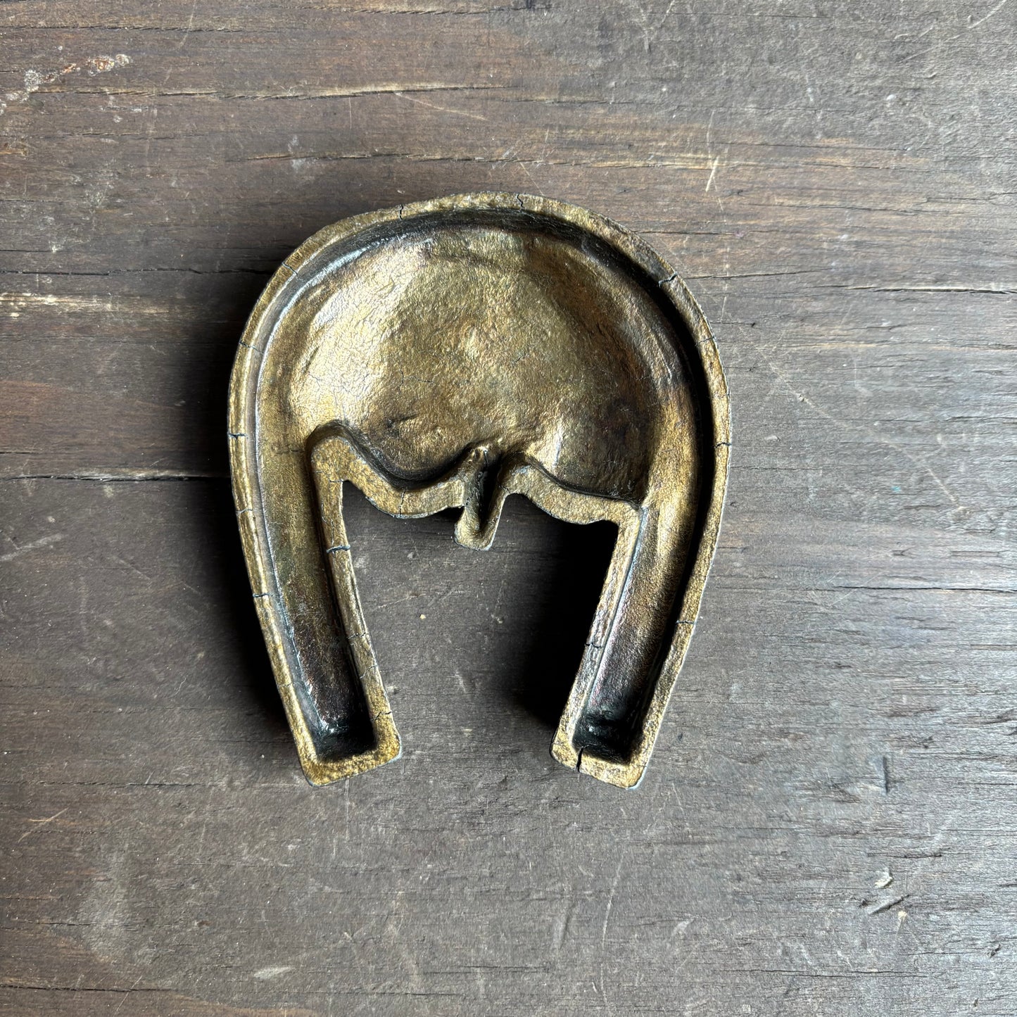 Brass Horseshoe Paperweight