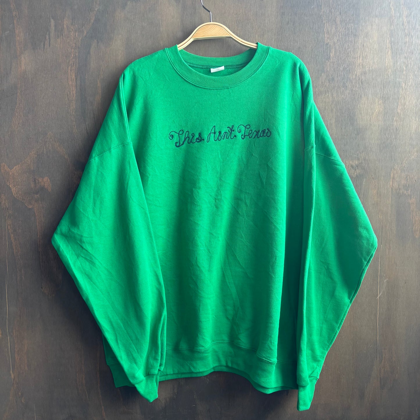 Custom Green "This Ain't Texas" Sweatshirt