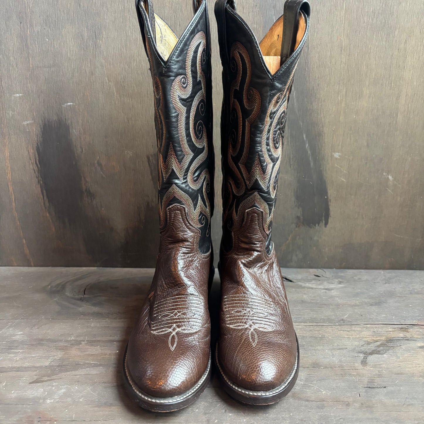 Tony Lama Two-Tone Leather Boot