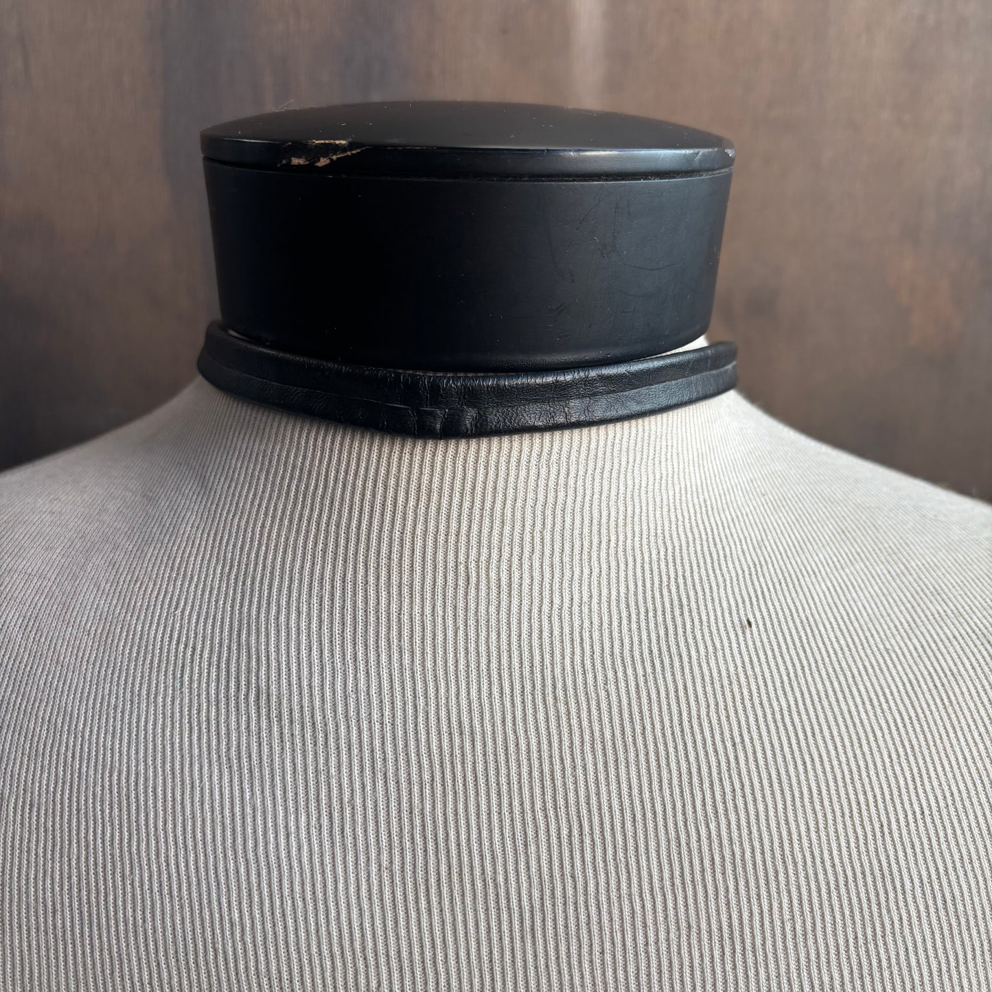 Sterling Silver and Turquoise Bolo on Black Tie