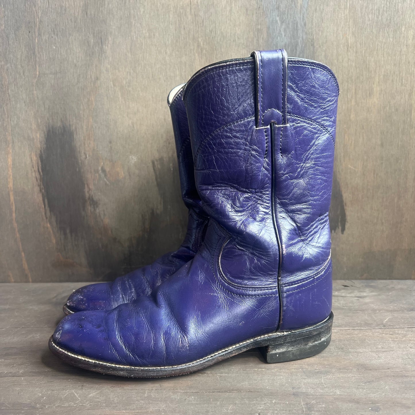 Purple Justin Roper Boots