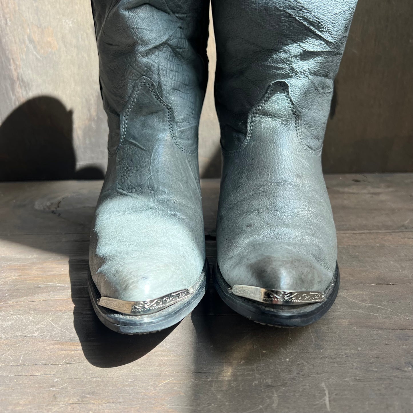 Capezio Blue-Grey Cowgirl Boots