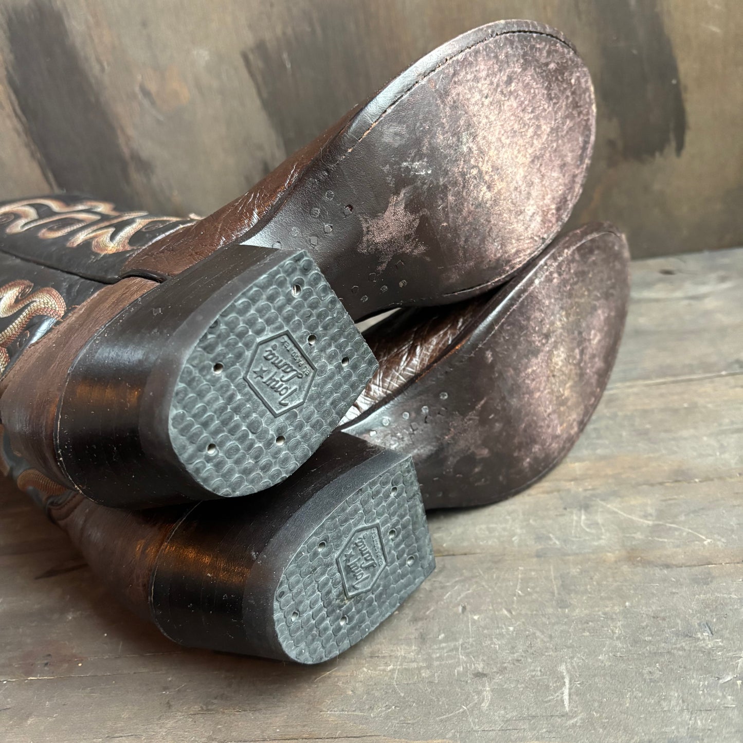 Tony Lama Two-Tone Leather Boot