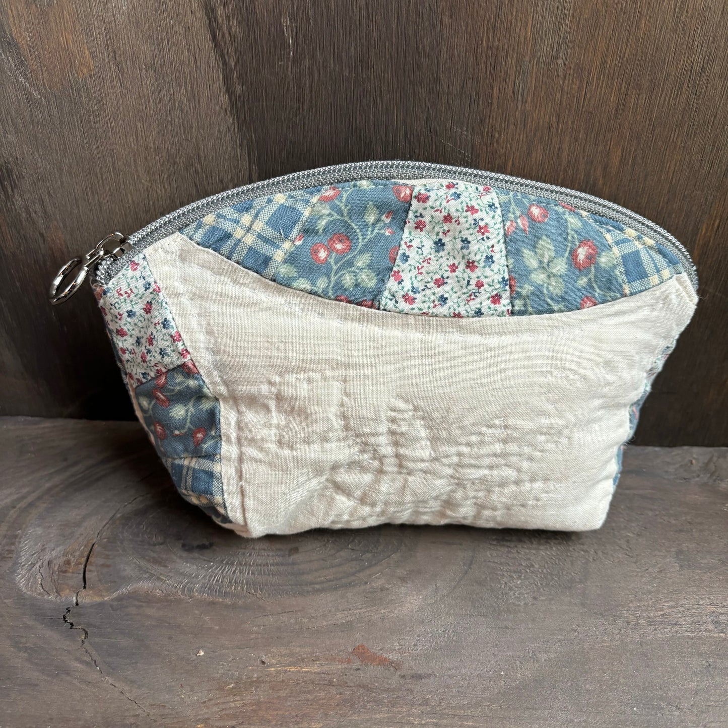 Vintage Quilt Small Toiletries Bag