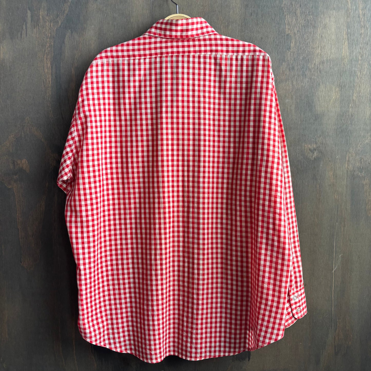 Vintage Levi's Red Gingham Pearl Snap