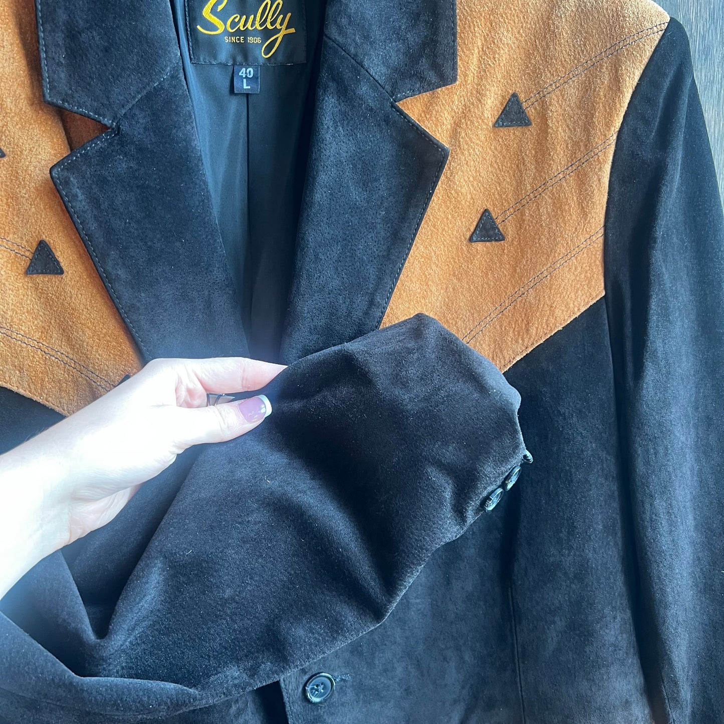 Scully Black and Tan Blazer
