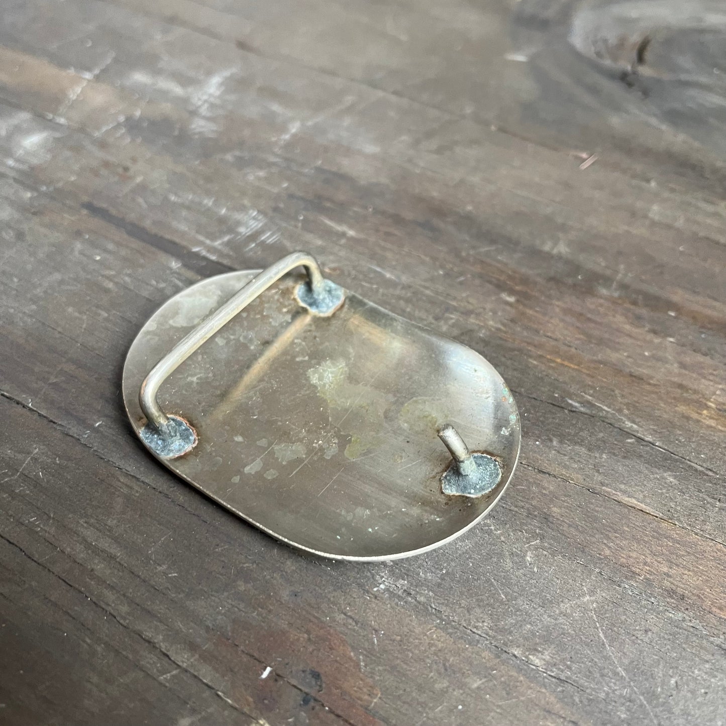 Silver Bighorn Sheep Belt Buckle