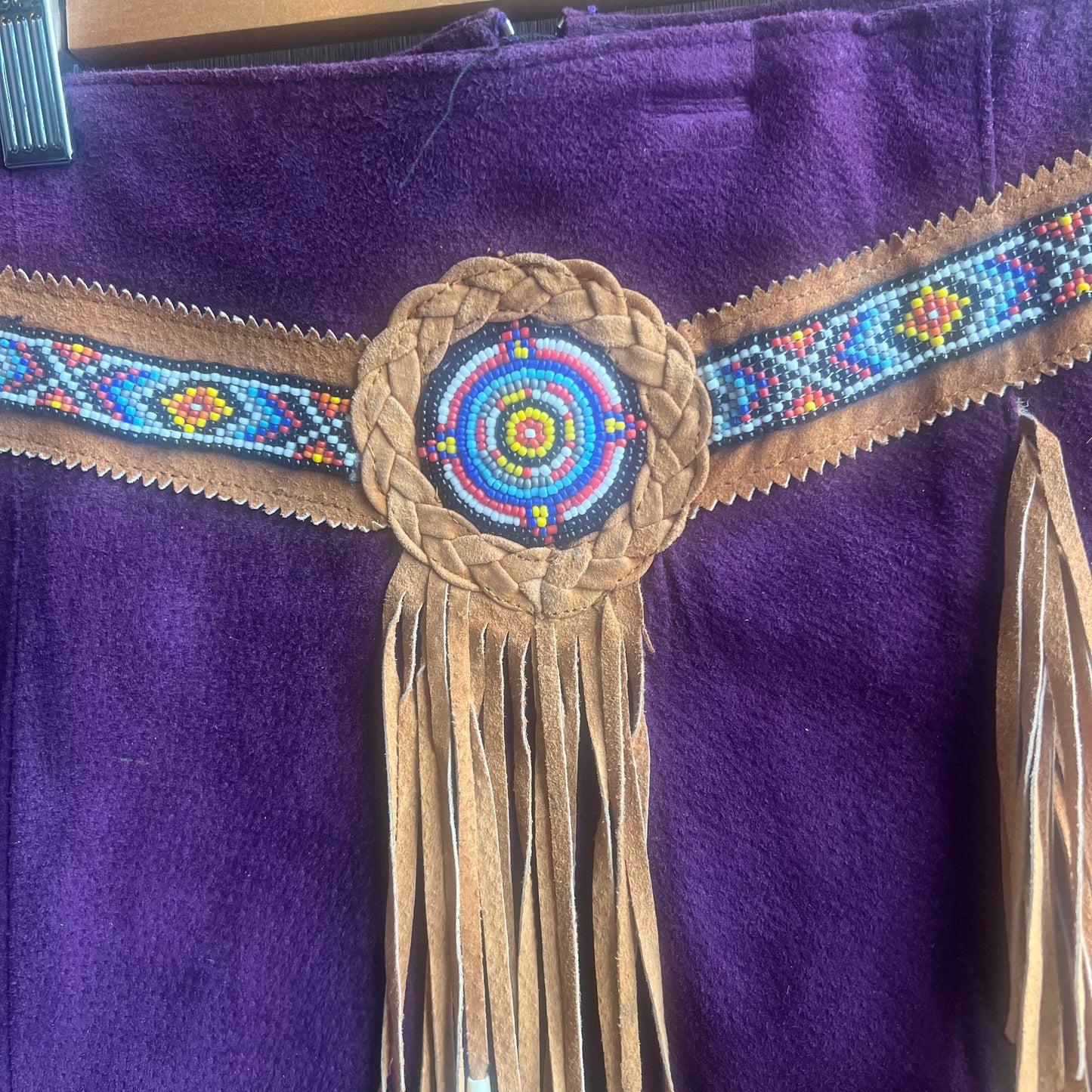 Frontier Collection Purple Leather Set