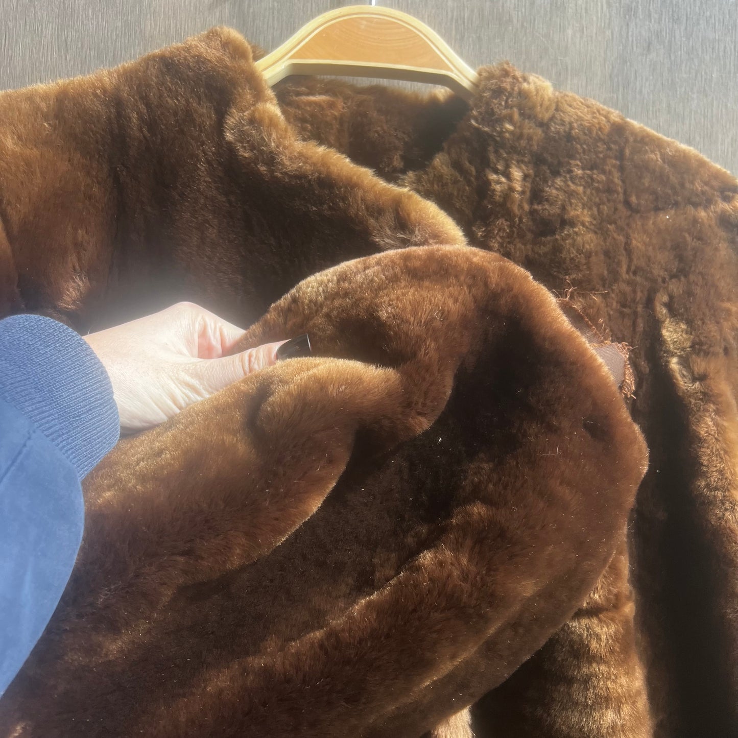 Dark Brown Fur Coat