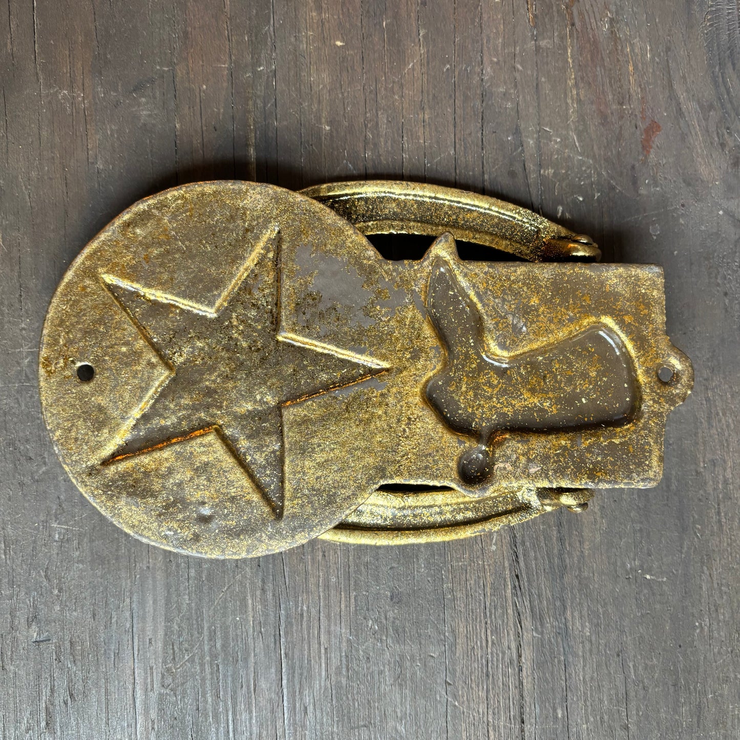 Cast Iron Horseshoe Door Knocker