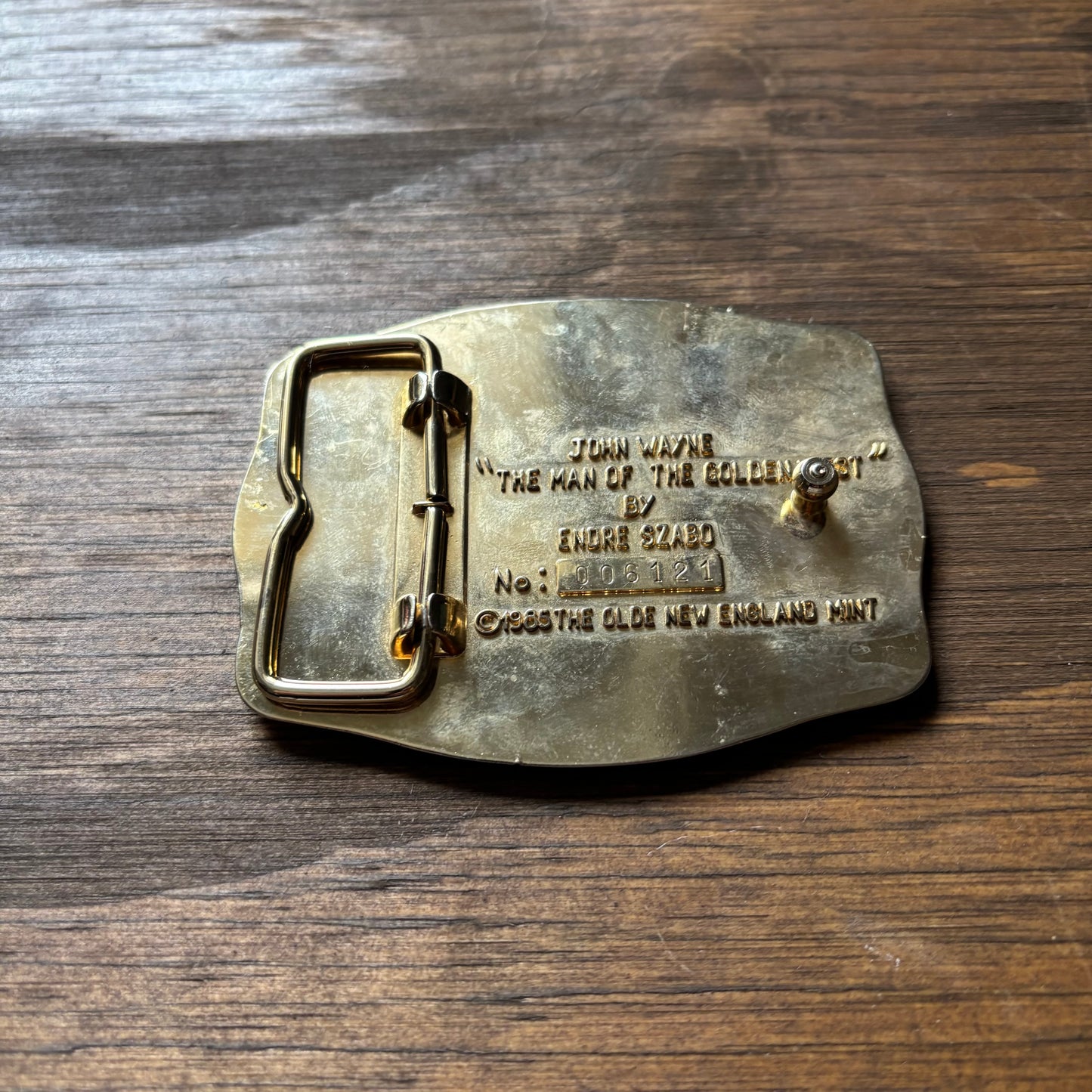 Vintage John Wayne Belt Buckle