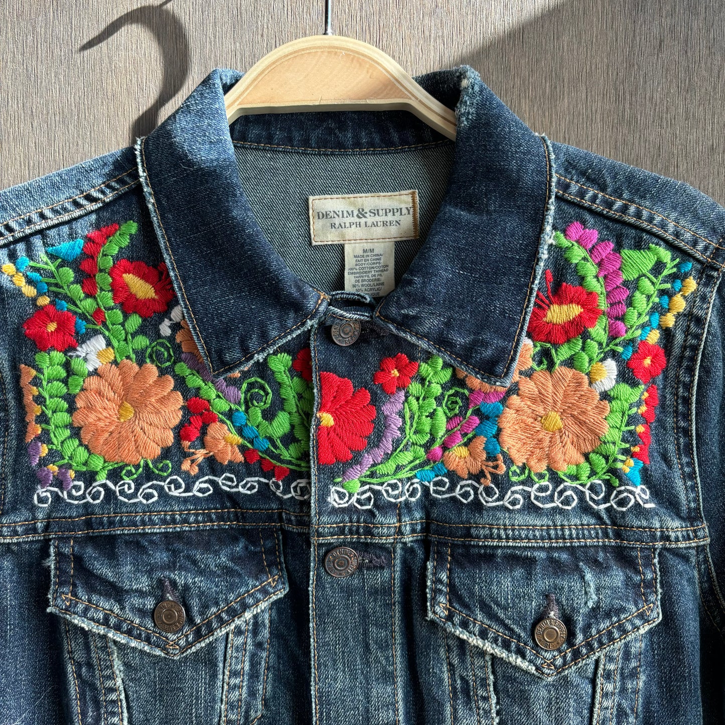 Ralph Lauren Floral Embroidered DenimJacket