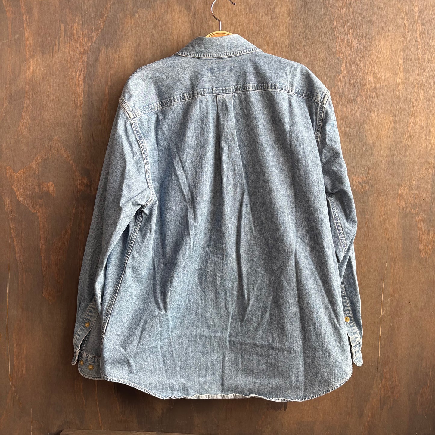 Land's End Denim Button Up