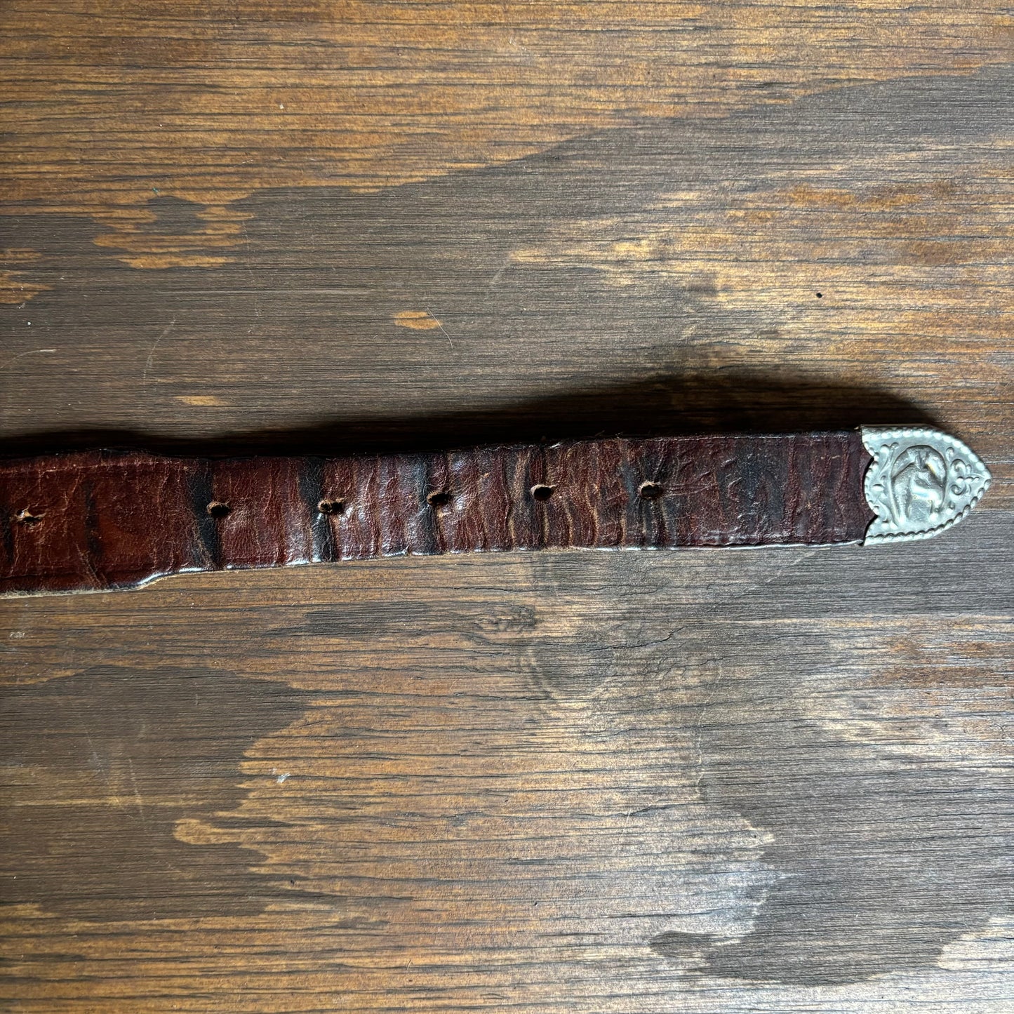 Kids Brown Leather Belt