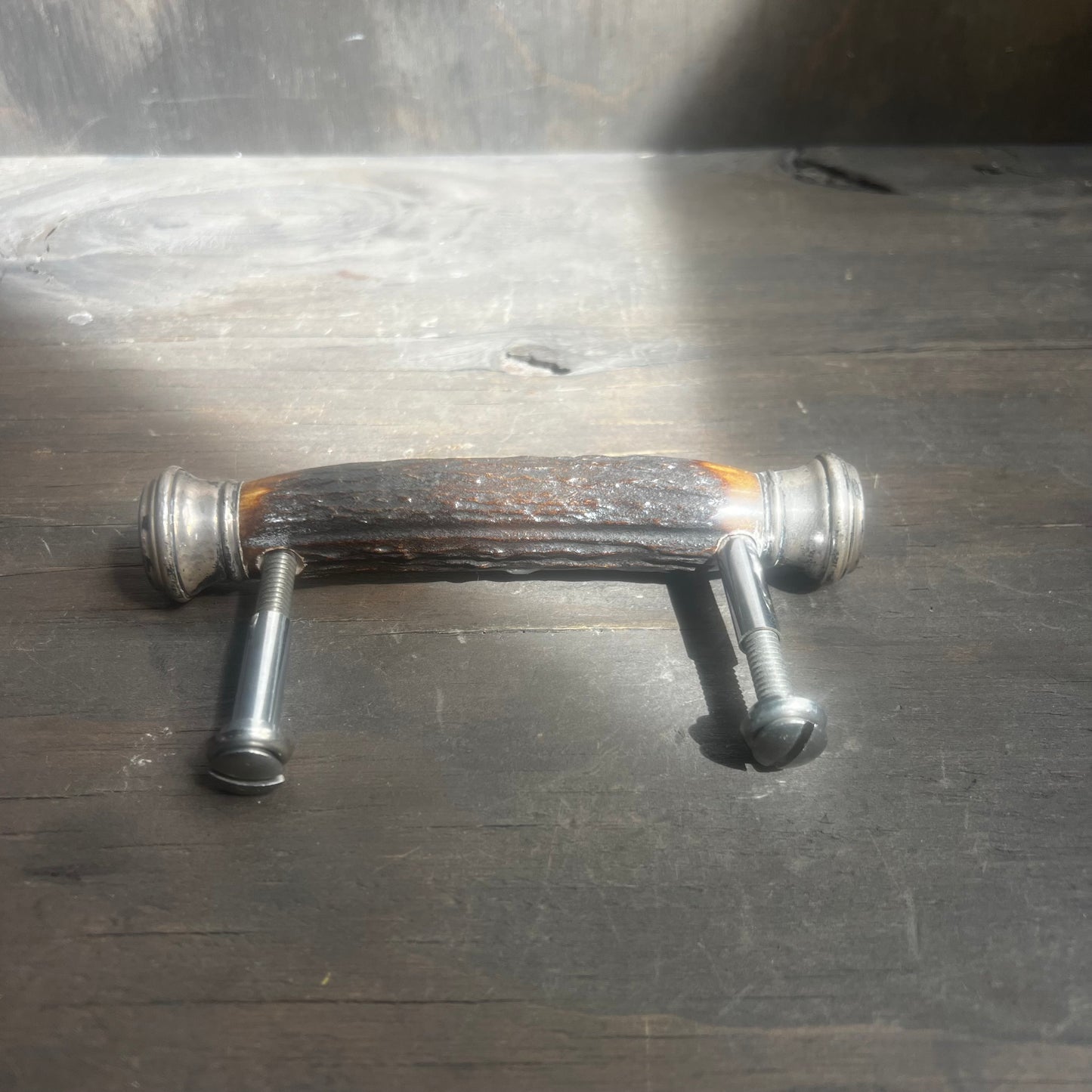 Antique Silver Horn Handle