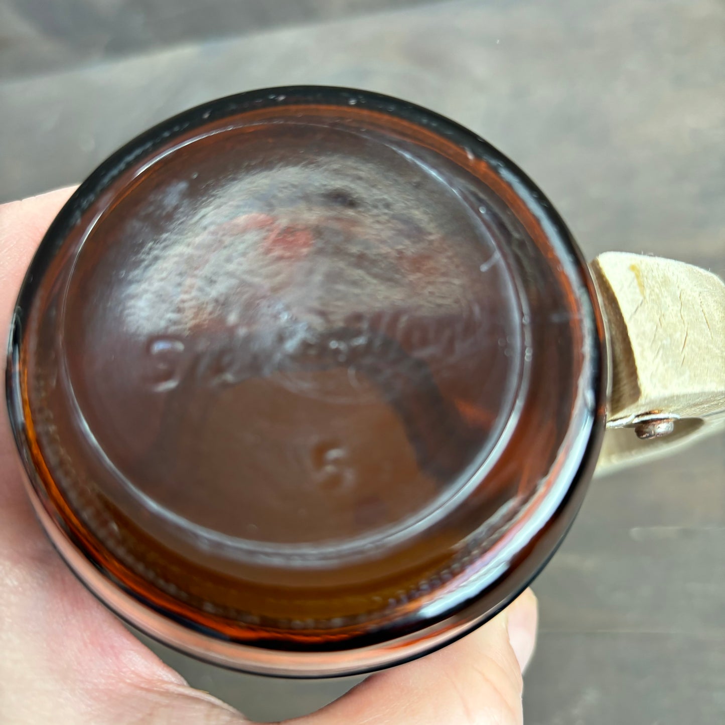 Vintage Siesta Ware Glass Barrel Mug