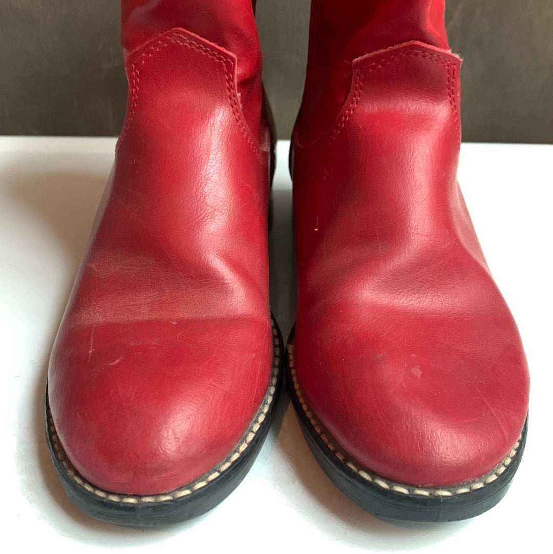 Vintage Bronco kids red cowboy boots