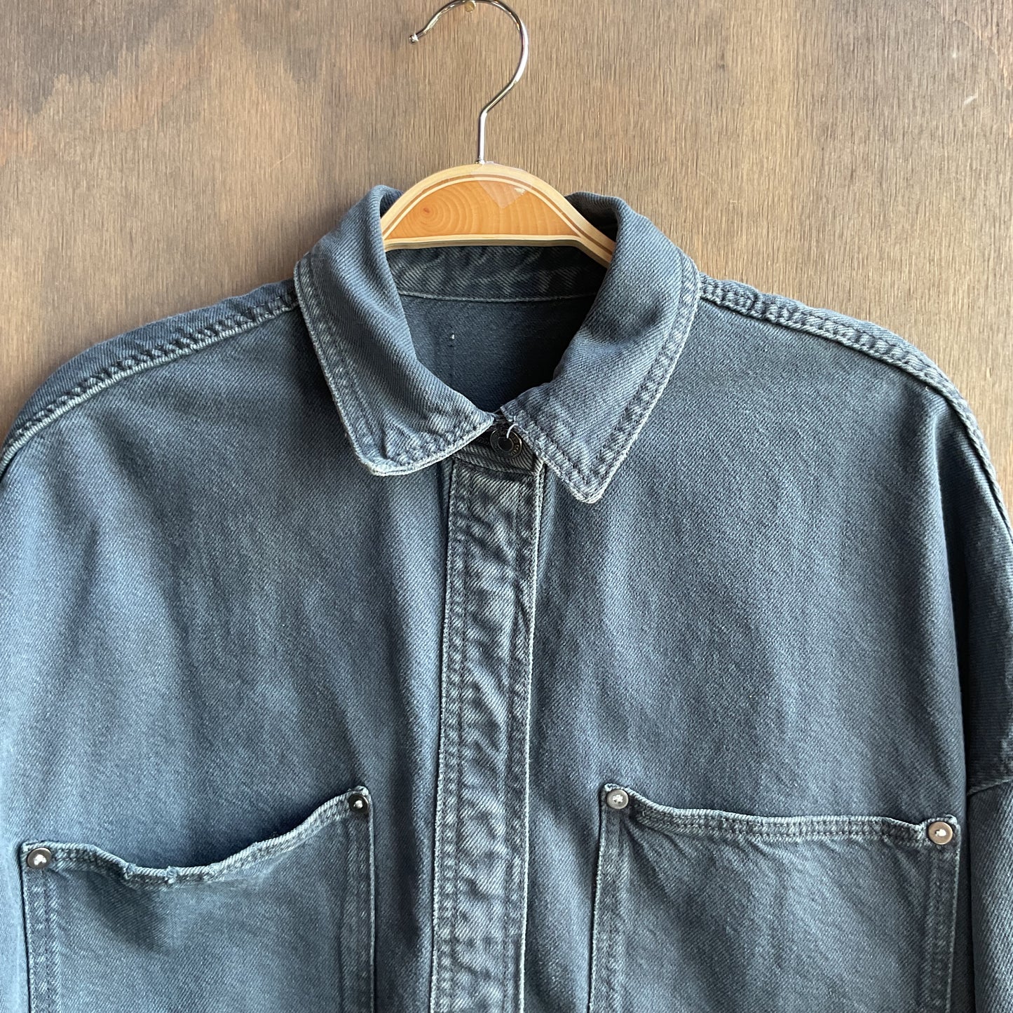 Vintage Denim Chore Coat