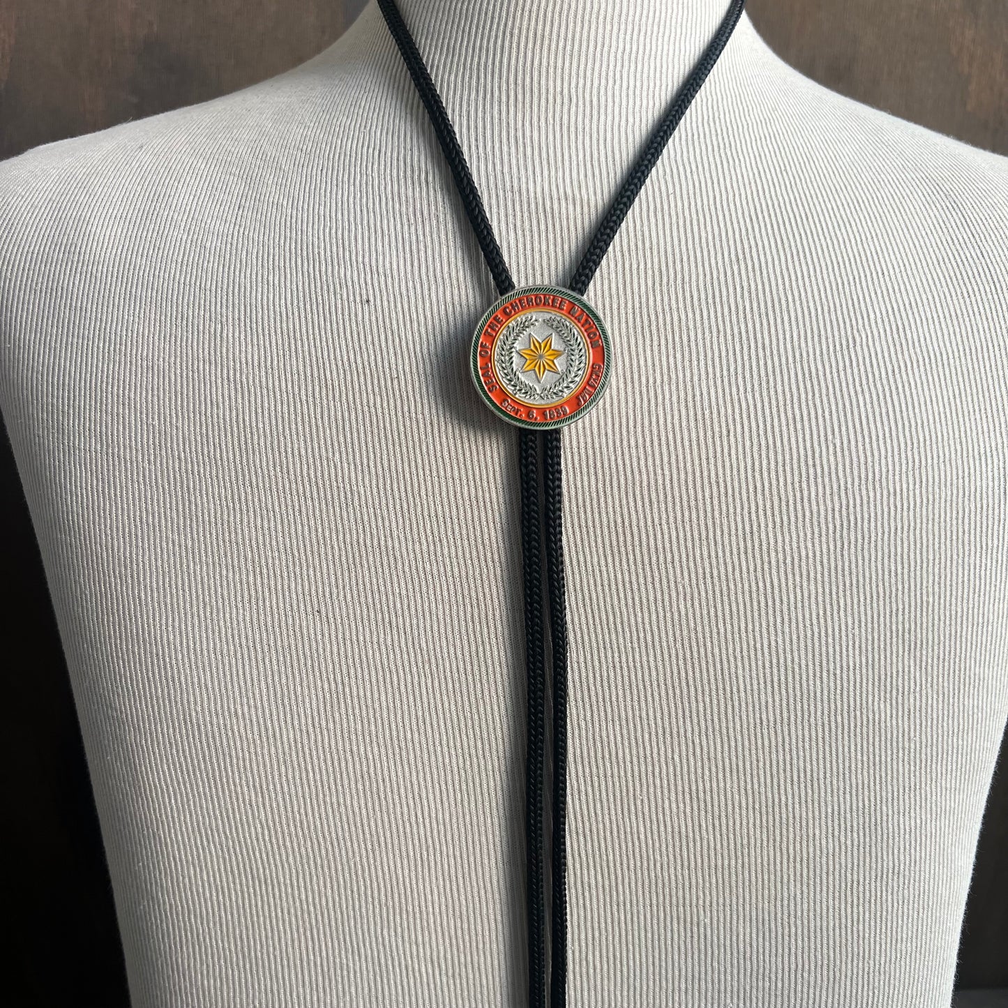 Seal of the Cherokee Nation Bolo Tie