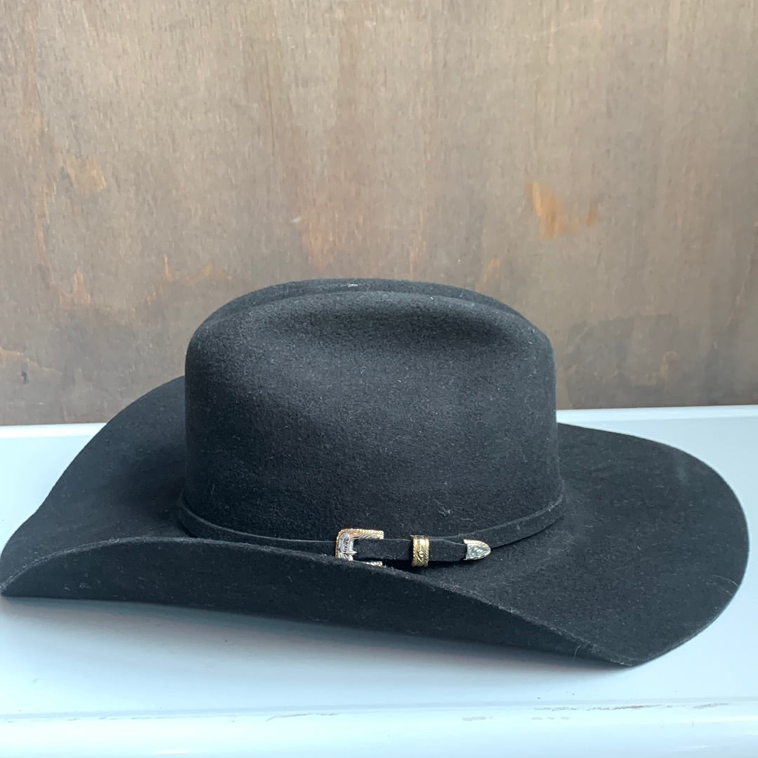 Justin Moore black Cowboy hat with buckle