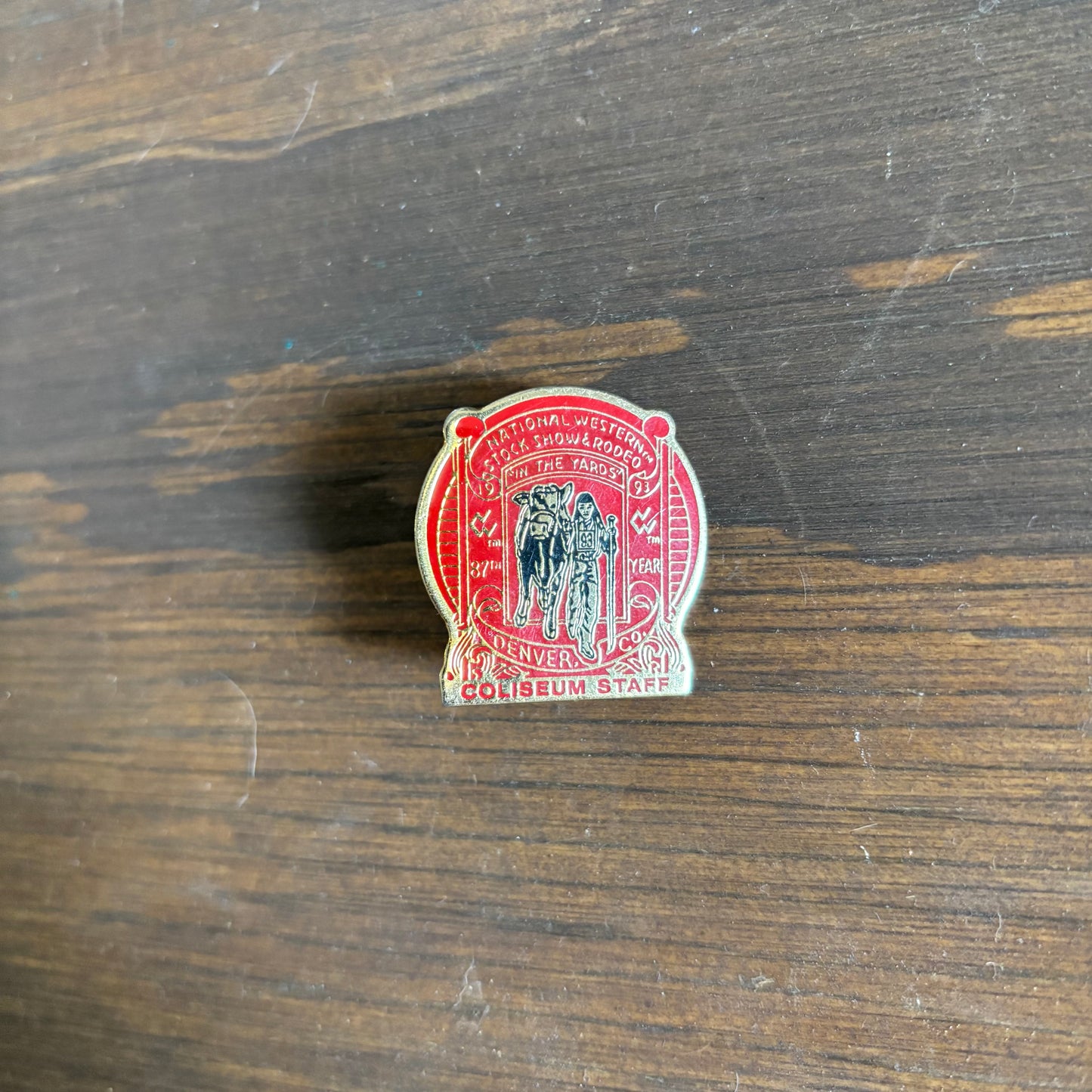 1993 National Western Stock Show Staff Pin