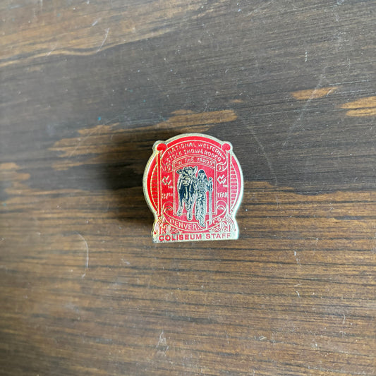 1993 National Western Stock Show Staff Pin