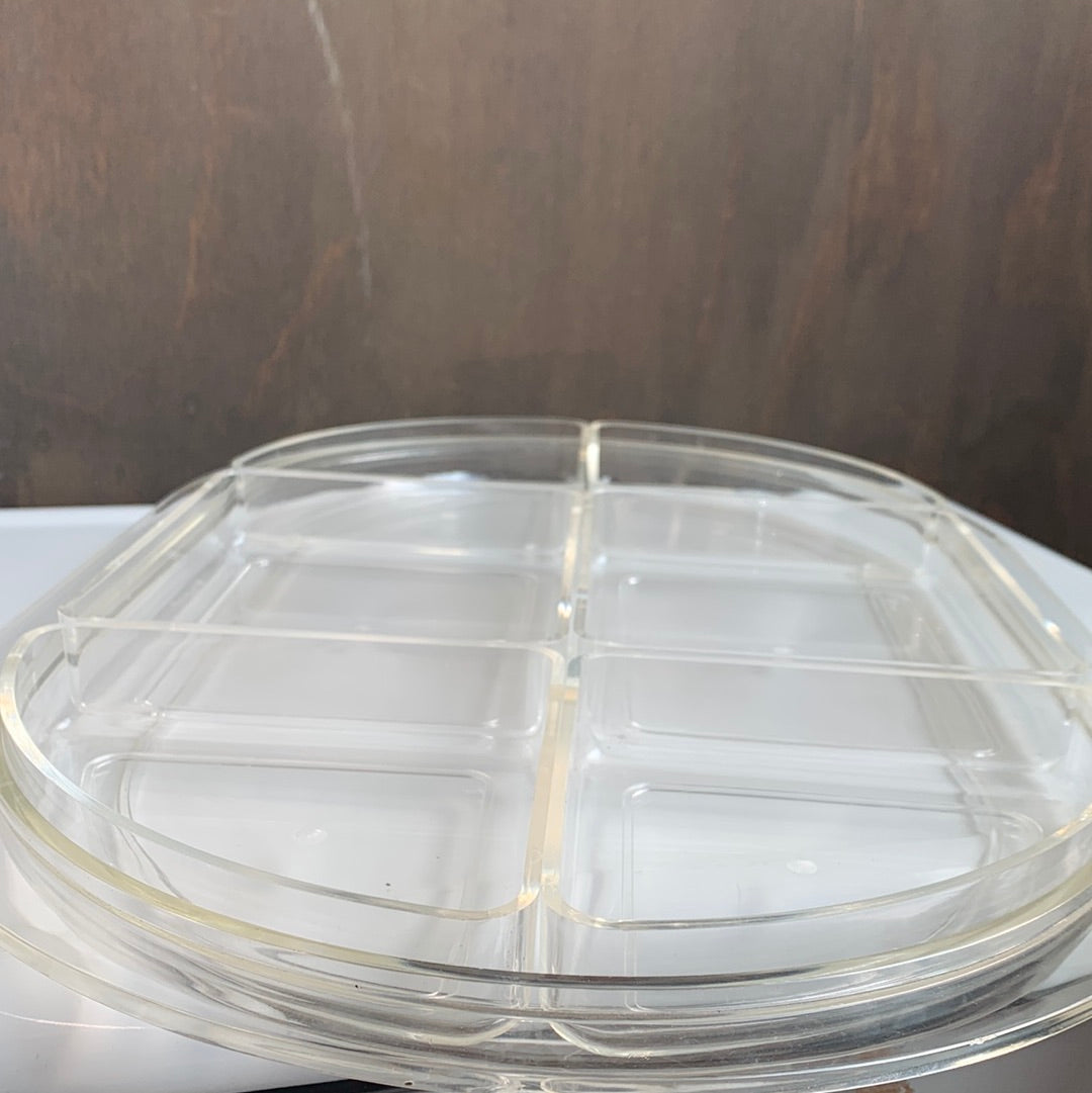 Acrylic modular serving tray