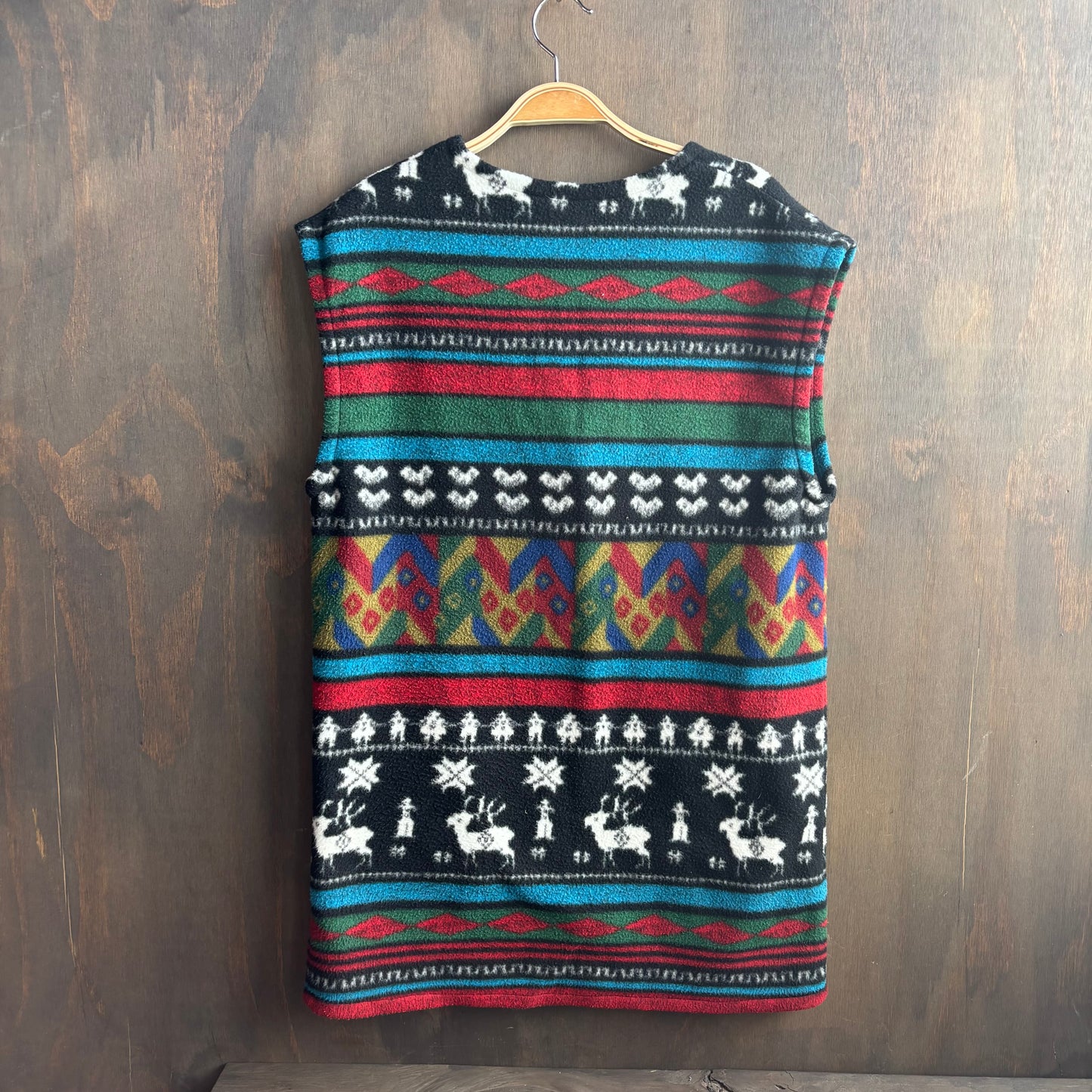 Southwestern Fleece Tunic Vest