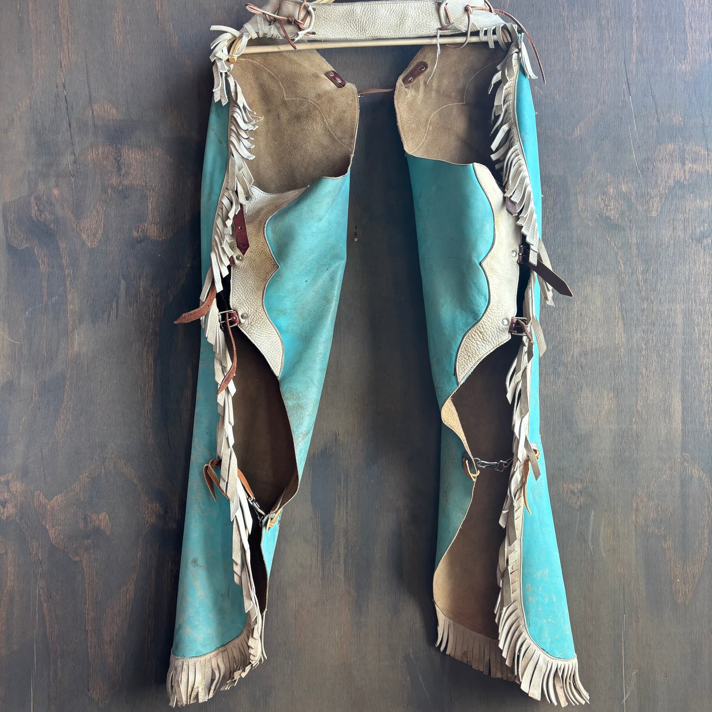 Vintage Blue Kids Chaps