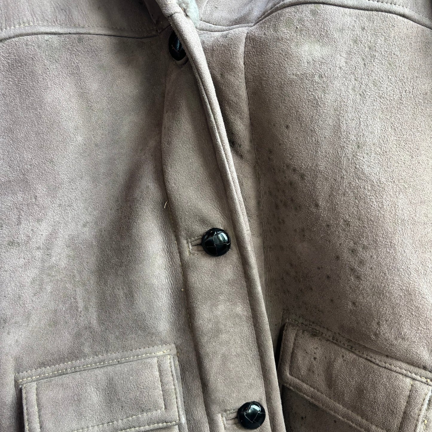 Lady Thompson Grey Shearling Coat
