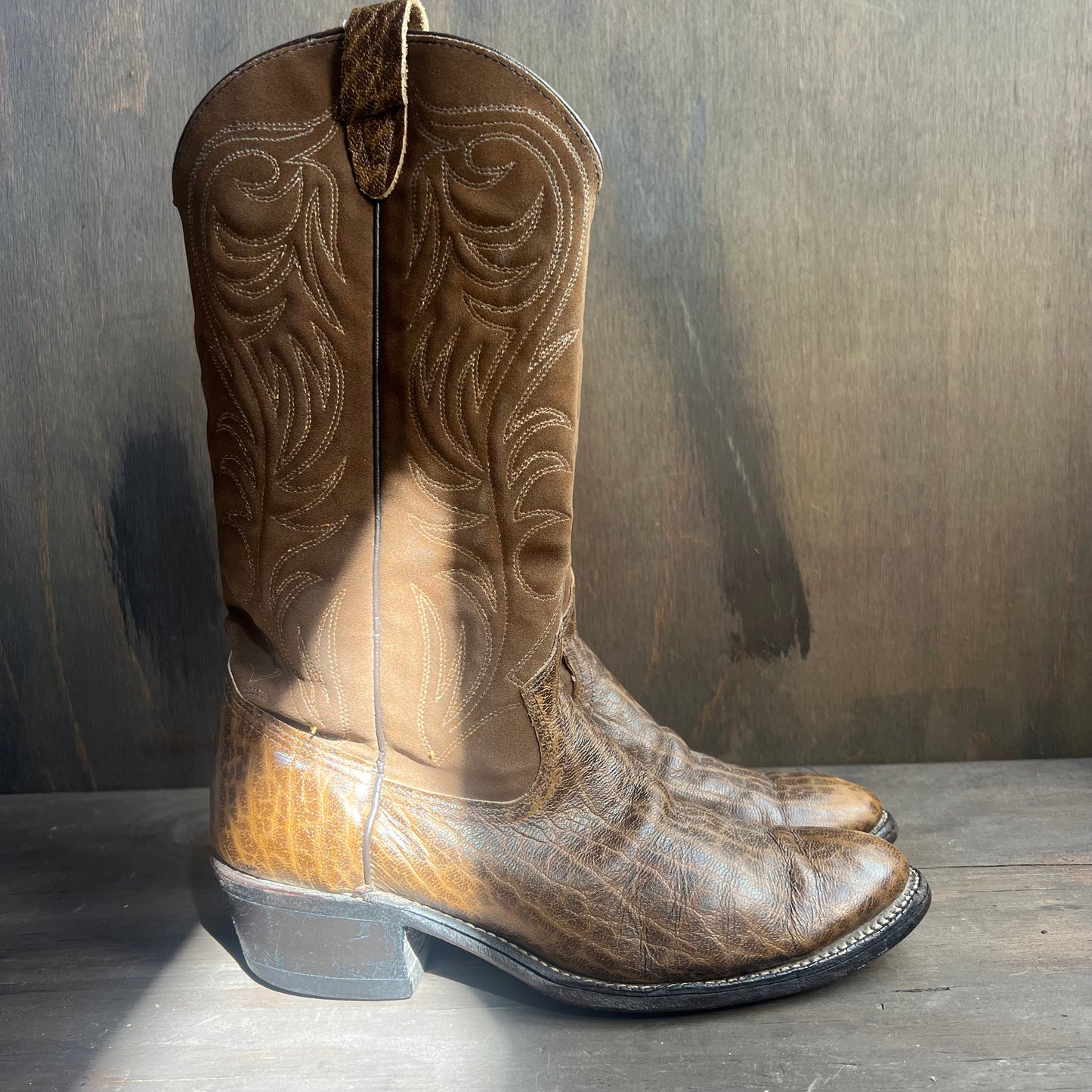 Custom Made Faux Water Buffalo Boots