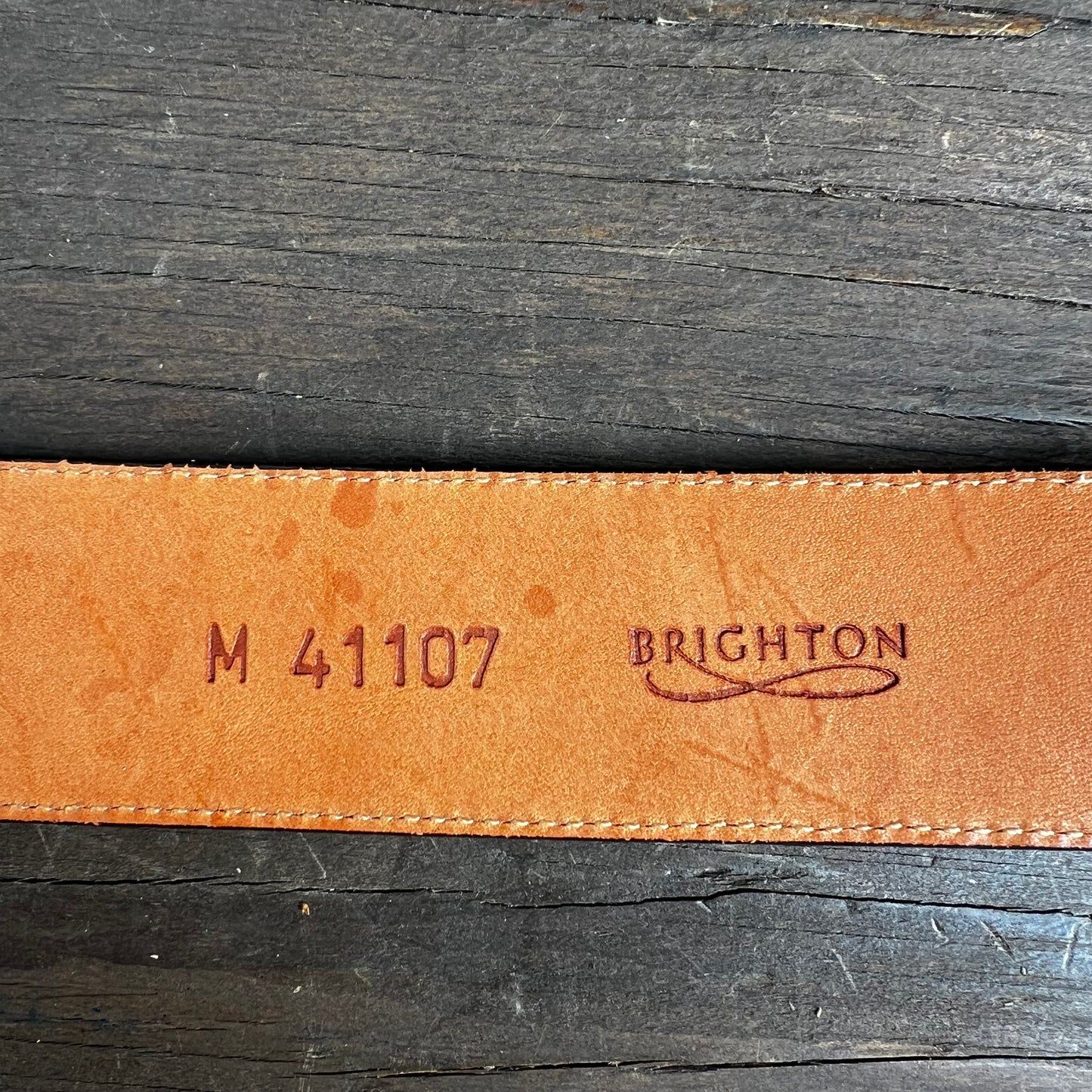 Brighton Horse Head Brown Belt