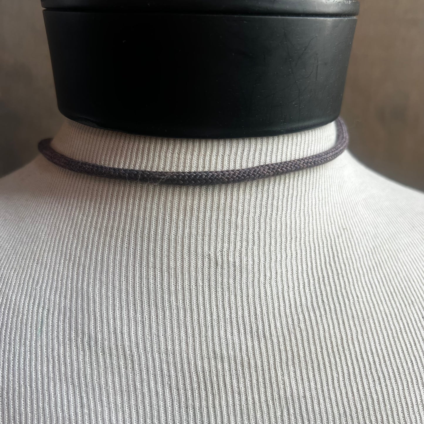 Striped Agate Bolo Tie