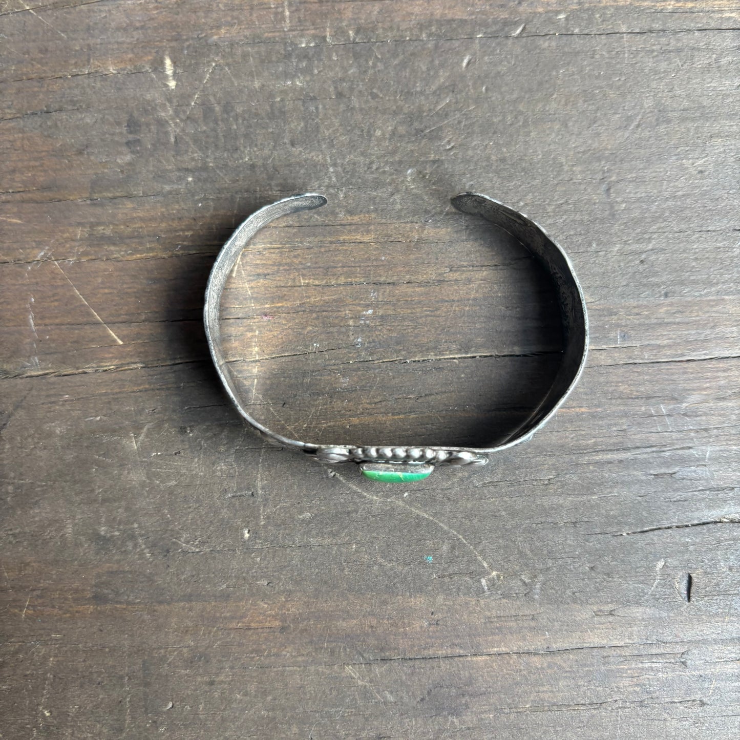 Vintage Sterling Silver and Turquoise Cuff