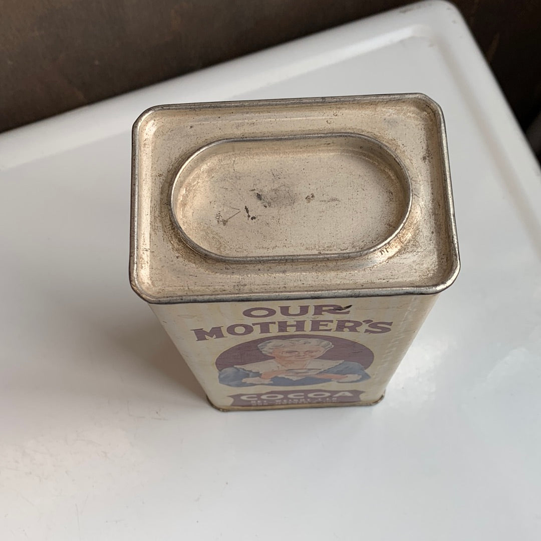 Vintage Our Mother’s Cocoa tin