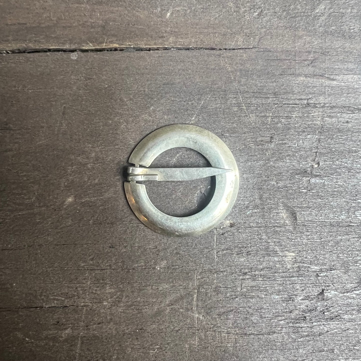 Vintage Silver Circle Pin